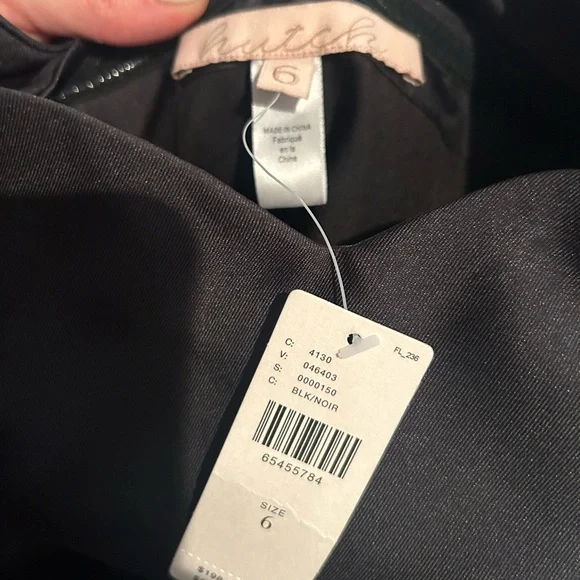 Anthropology Hutch Black Strapless Dress with Bow Detail - Picture 4 of 4